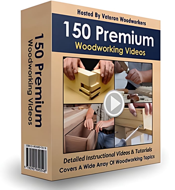 150 Premium Woodworking Videos! ($2,500 Value)